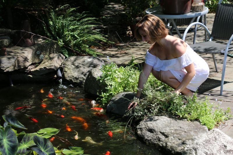 Garden Pond Installation detail